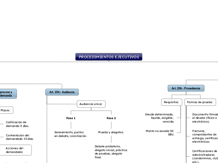PROCEDIMIENTOS EJECUTIVOS