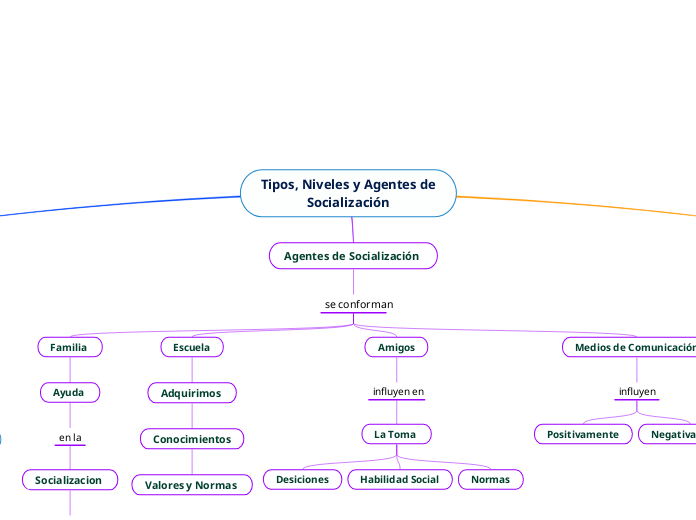 Tipos, Niveles y Agentes de Socialización