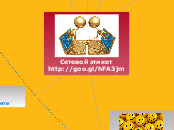 Сетевой этикет http://goo.gl/hFA...- Мыслительная карта