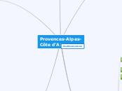 Provences-Alpes-Côte d'Azur - Carte Mentale