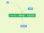 040501 食品安全 - 思維導圖