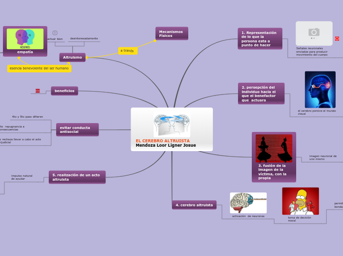 EL CEREBRO ALTRUISTA                  M...- Mapa Mental