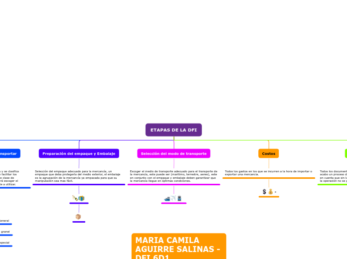 ETAPAS DE LA DFI - Mapa Mental