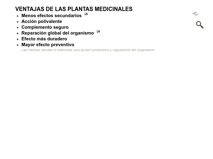 VENTAJAS DE LAS PLANTAS MEDICINALES - Mapa Mental