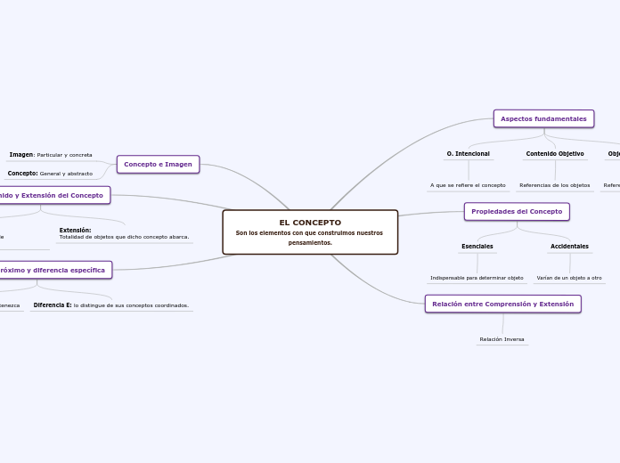 EL CONCEPTO
Son los elementos con que c...- Mapa Mental