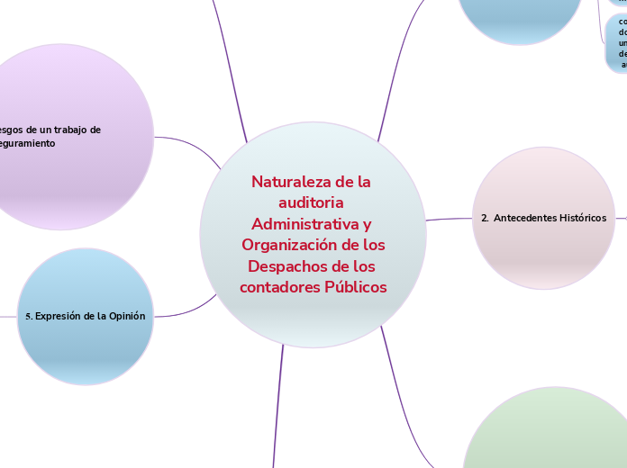 Naturaleza de la auditoria Administrati...- Mapa Mental