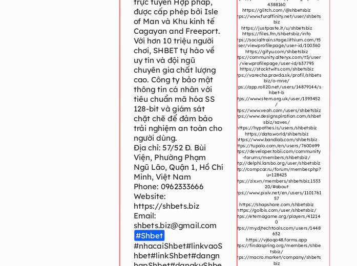 SBET là nhà cái cá cược trực tuyến Hợp pháp...- Mindmap
