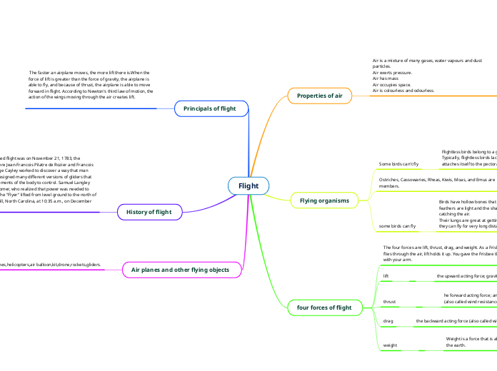 Flight - Mind Map