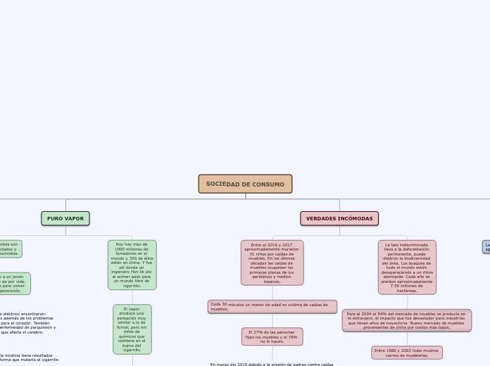 SOCIEDAD DE CONSUMO - Mapa Mental