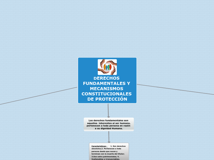 DERECHOS FUNDAMENTALES Y MECANISMOS CON...- Mapa Mental