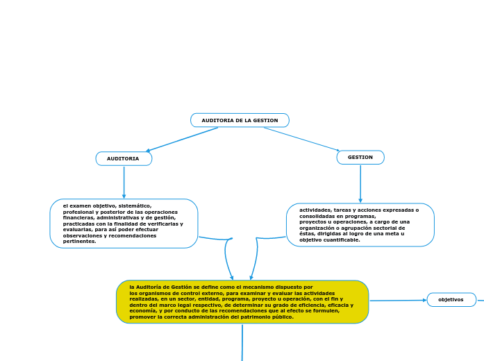 AUDITORIA DE LA GESTION - Mind Map