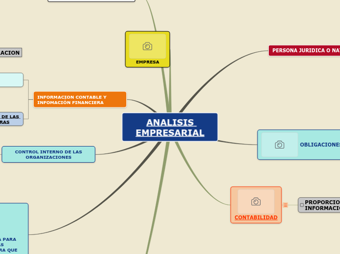 mapa mental analisis financiero