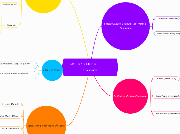 ÁCIDOS NUCLEICOS                      ADN Y ARN 