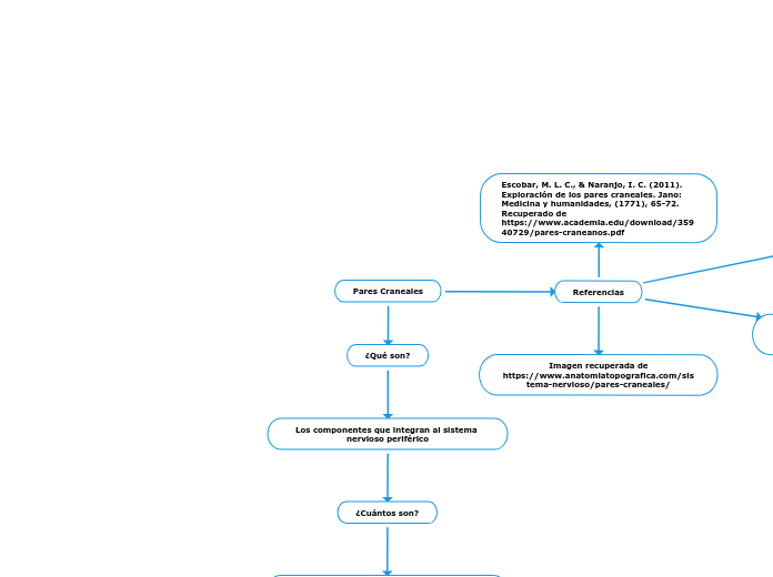 Pares Craneales - Mapa Mental