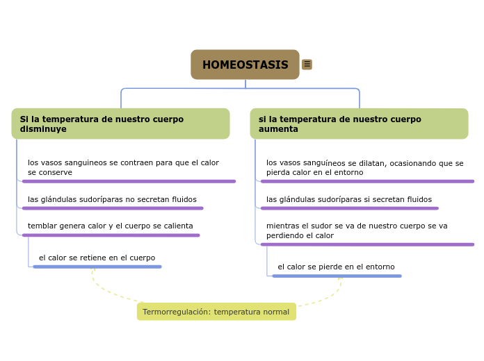 HOMEOSTASIS - Mapa Mental
