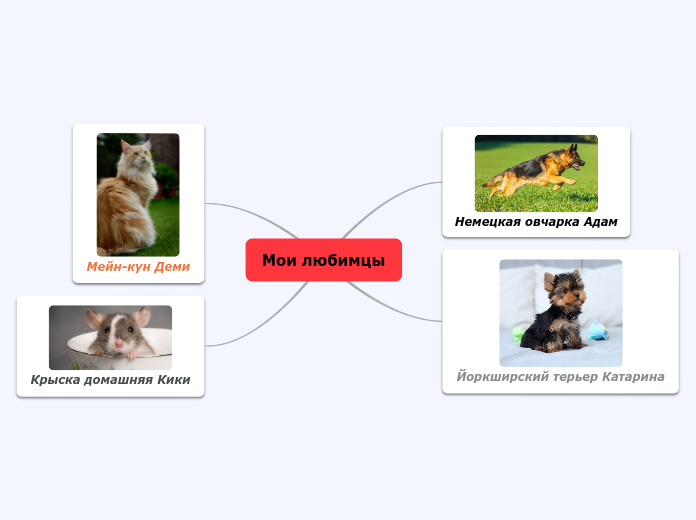 Мой миндомо - Мыслительная карта