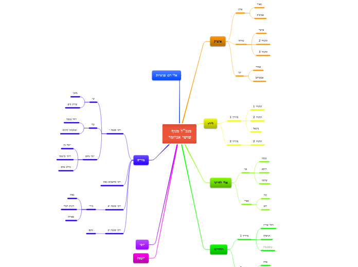 מנכ"ל מנוף שושי אביזמר - Mind Map