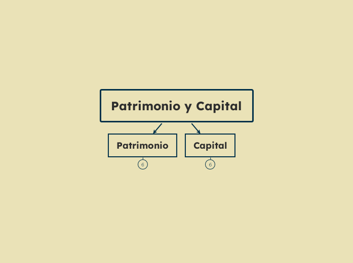 Patrimonio y Capital - Mind Map