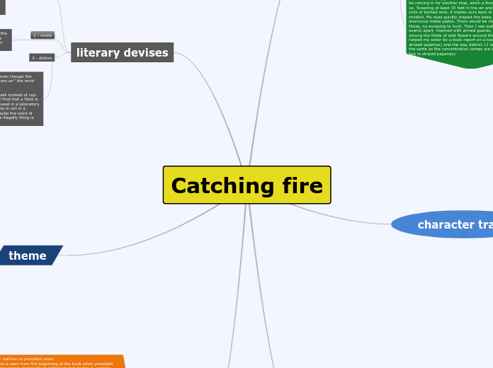 Catching fire