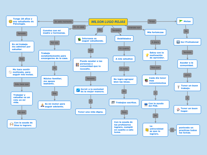El mapa de mi vida - Mind Map