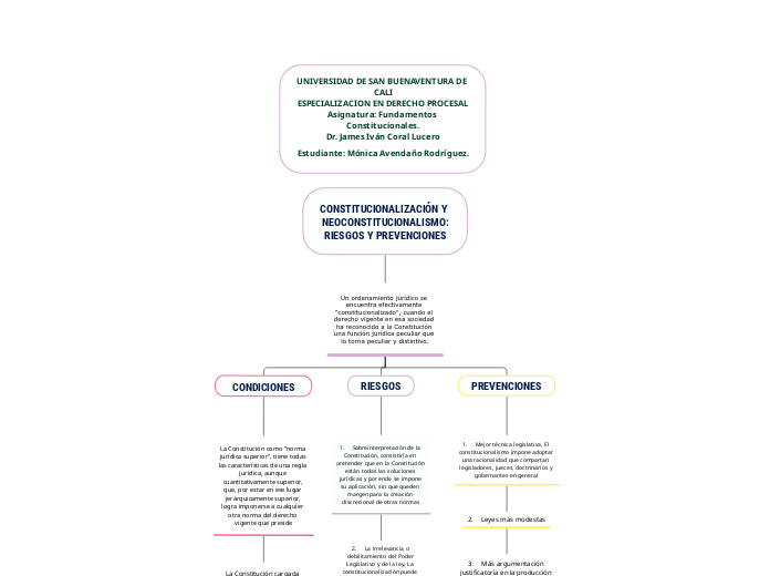 CONSTITUCIONALIZACIÓN Y NEOCONSTITUCION...- Mapa Mental