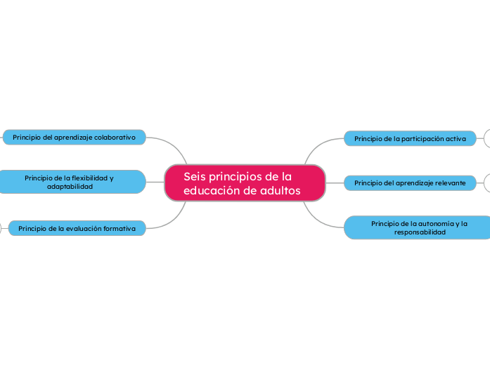 Seis principios de la educación de adultos