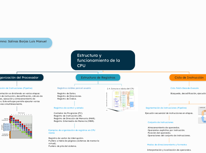 Estructura y funcionamiento de la CPU                                                  