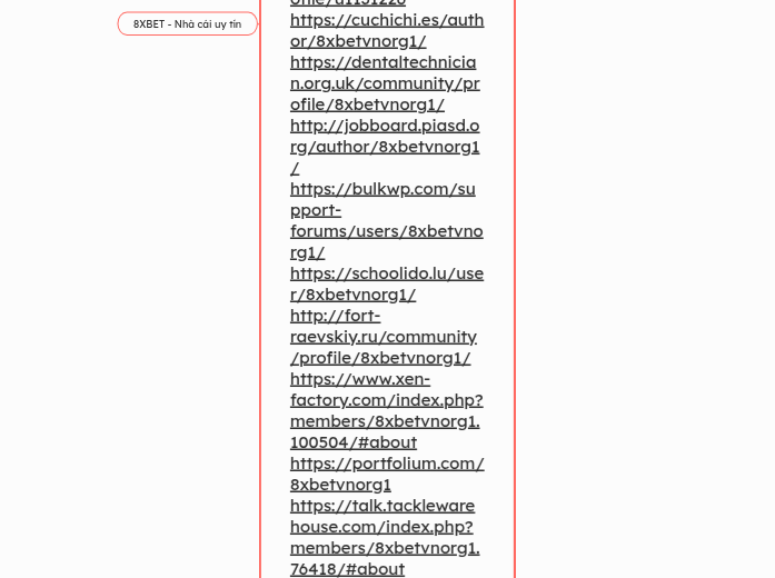 8XBET mang đến trải nghiệm cá cược thể thao...- Mindmap