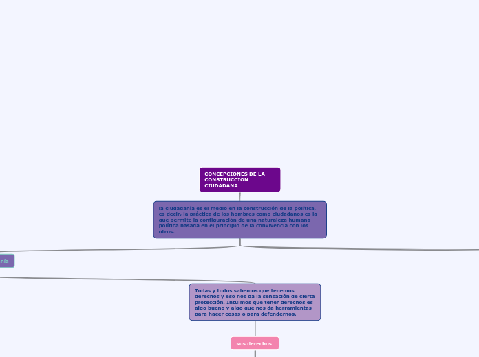 CONCEPCIONES DE LA CONSTRUCCION CIUDADA...- Mapa Mental