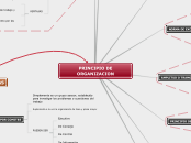 PRINCIPIO DE ORGANIZACION - Mapa Mental