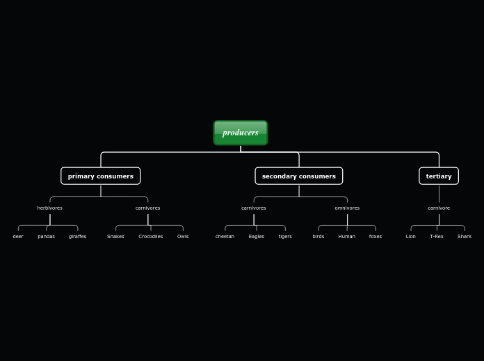 producers - Mind Map