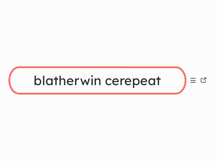 blatherwin cerepeat - Mindmap
