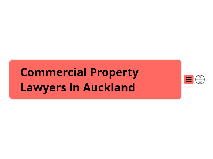 Commercial Property Lawyers in Auckland Mind Map
