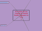Prevention of Gun Violence by Mental Healt...- Mind Map