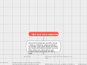 ¿Qué es el cloud computing? - Mapa Mental