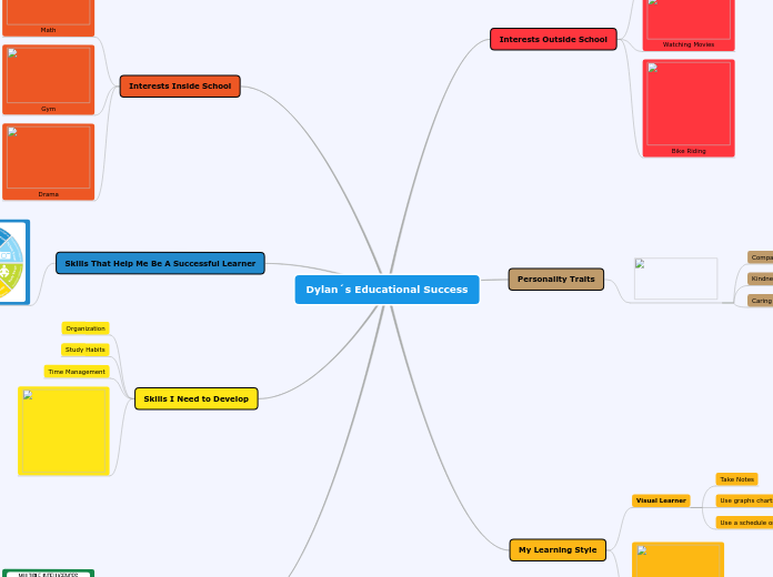 Dylan´s Educational Success - Mind Map