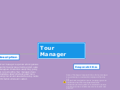 Tour Manager - Mind Map