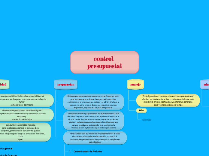 control presupuestal