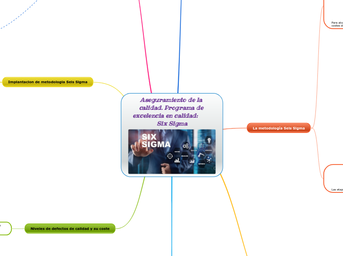 Aseguramiento de la calidad. Programa d...- Mapa Mental