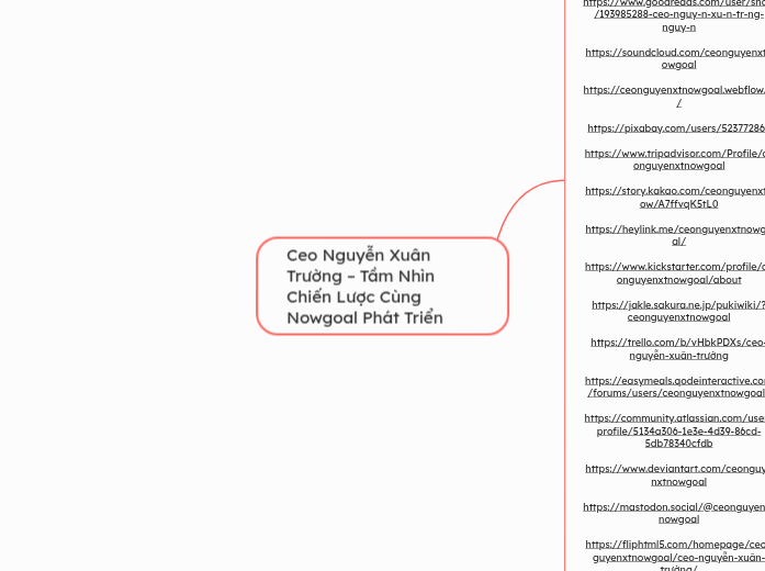 Ceo Nguyễn Xuân Trường – Tầm Nhìn Chiến Lượ...- Mindmap