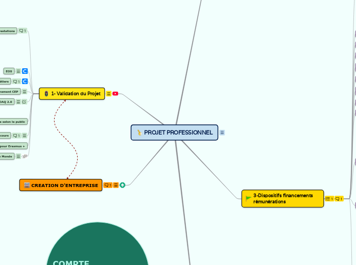 Projet Professionnel Mapa Mental