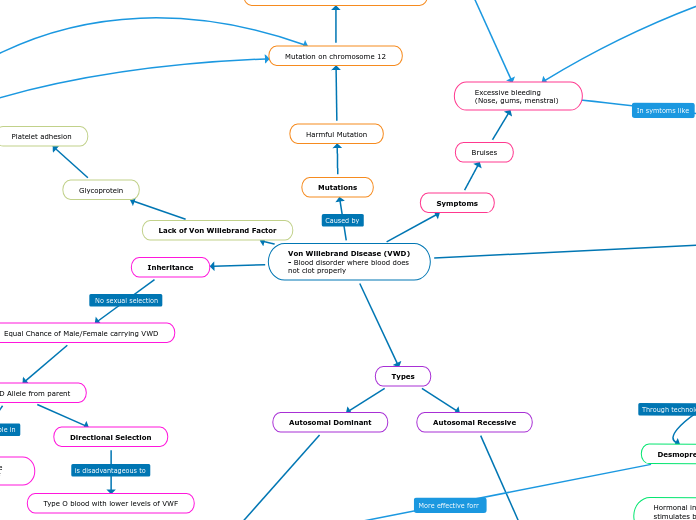 Von Willebrand Disease (VWD)
- Blood disor...- Mind Map