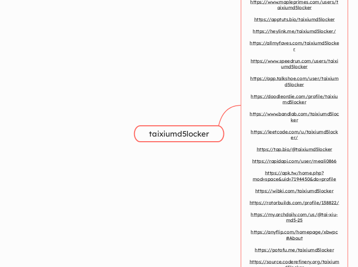 taixiumd5locker - Mindmap