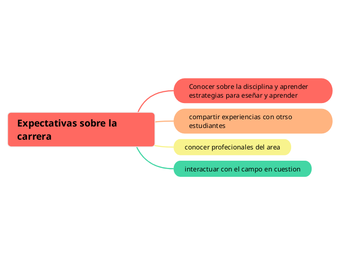 Expectativas sobre la carrera - Adimen Mapa