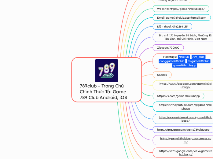 789club – Trang Chủ Chính Thức Tải Game 789...- Mindmap