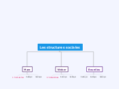 Les structures sociales - Mind Map