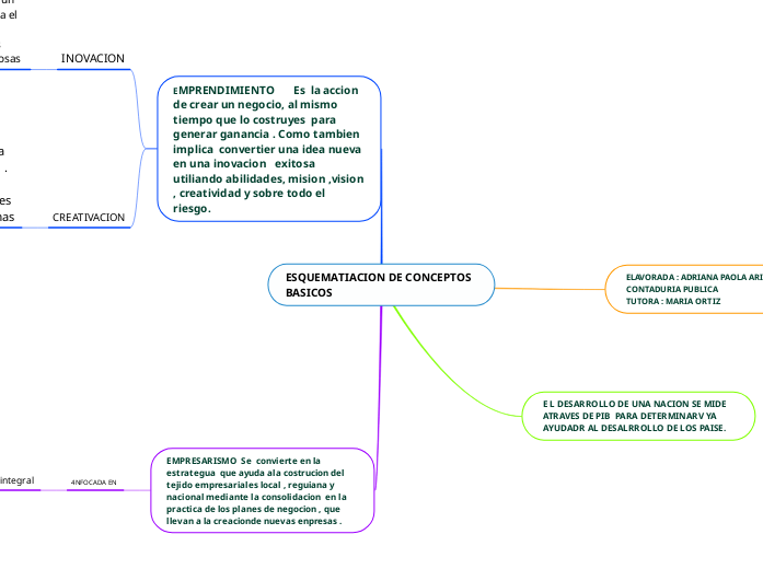 ESQUEMATIACION DE CONCEPTOS        BASICOS