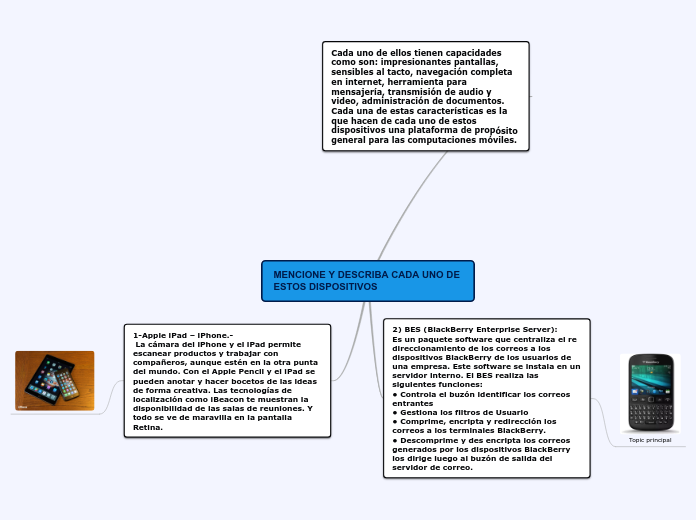 MENCIONE Y DESCRIBA CADA UNO DE ESTOS D...- Mapa Mental