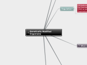 Genetically Modified Organisms - Mind Map