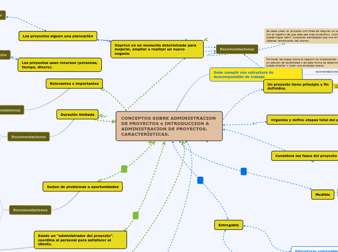 CARACTERISTICAS DE PROYECTOS